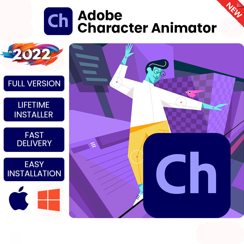 Tải Adobe Character Animator 2022 Illustrator 2022 vĩnh viễn | Hướng dẫn cài đặt