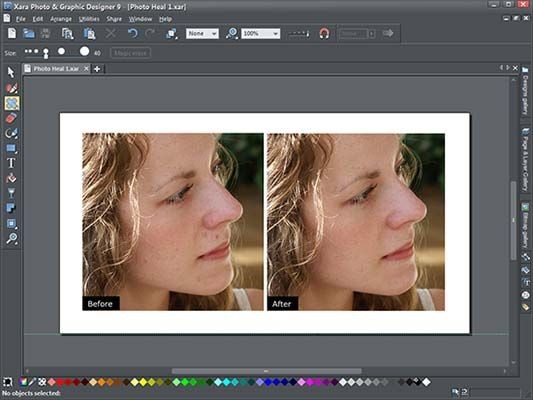 Các chức năng chính của phần mềm Xara Photo & Graphic Designer chỉnh sửa ảnh chuyên nghiệp