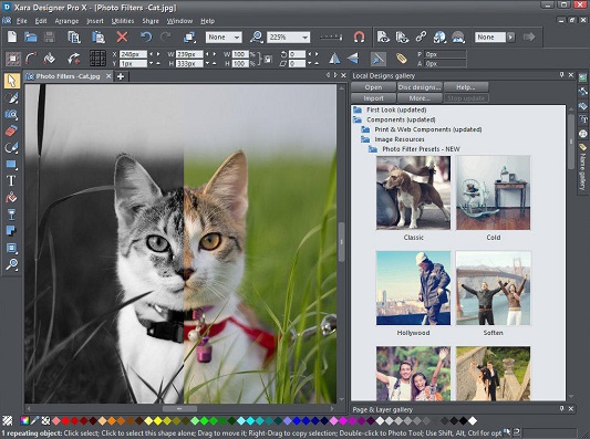 Các chức năng chính của phần mềm Xara Photo & Graphic Designer chỉnh sửa ảnh chuyên nghiệp