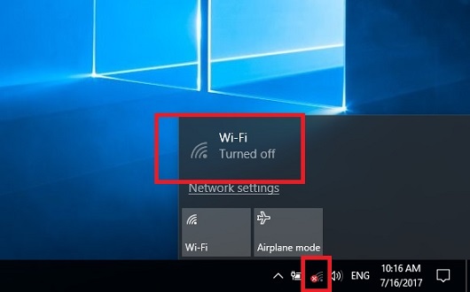 Các lỗi liên quan đến cách kết nối wifi với laptop
