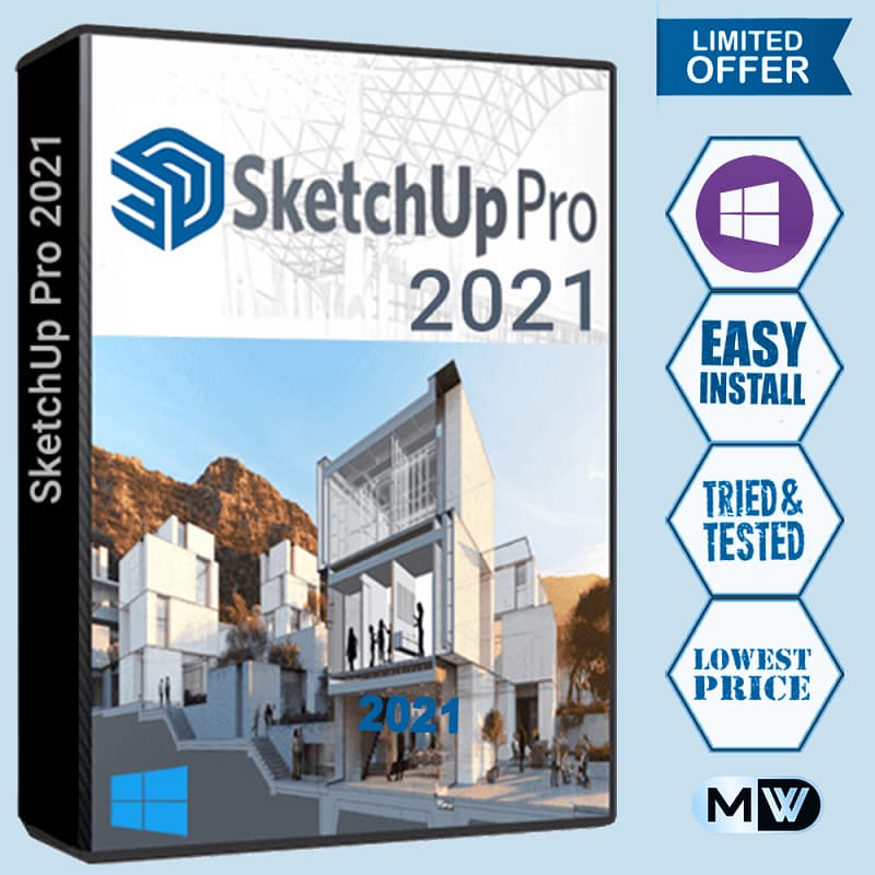 Tải SketchUp 2021 Full Crack | Hướng dẫn cài đặt chi tiết