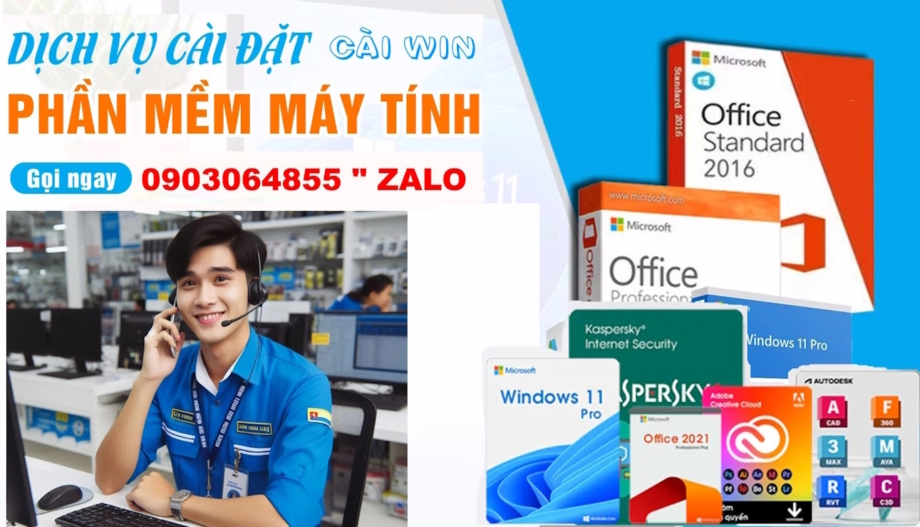 Dịch vụ cài phần mềm Office word excel xài vĩnh viễn