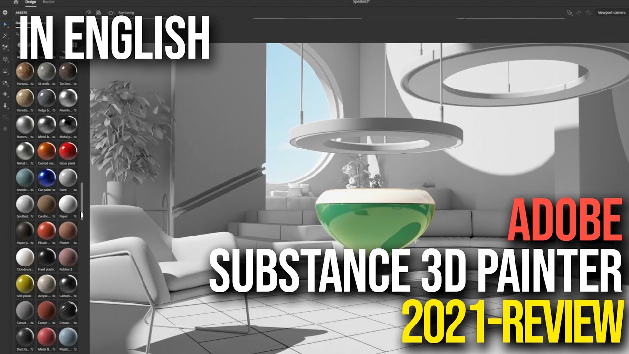 Tải Acrobat Substance 3D Painter 2021 dùng vĩnh viễn | Hướng dẫn cài đặt